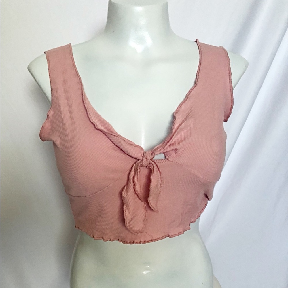 ROMWE Pink Short Top
